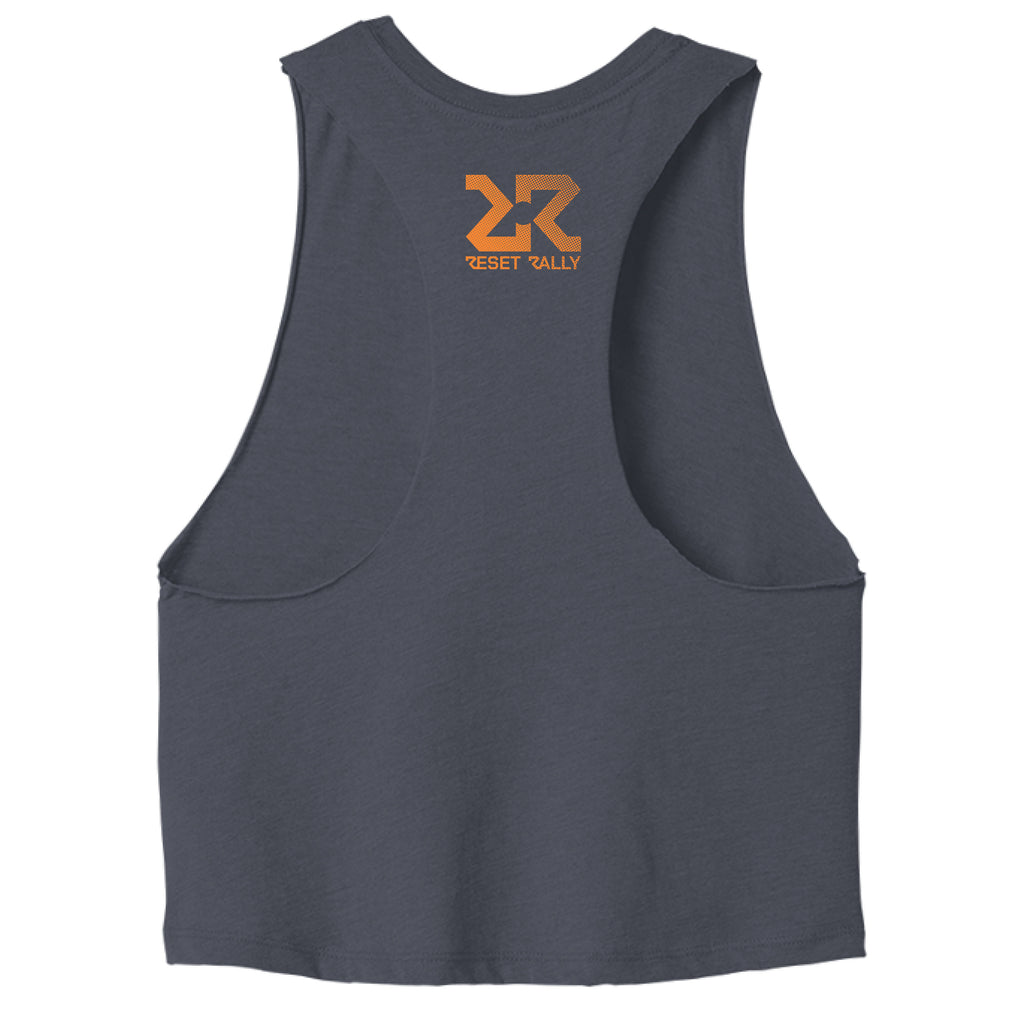 HEATHER NAVY - BACK
